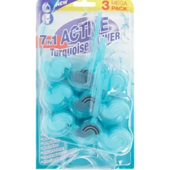 Sale Active Turqoise Power Toiletblokken 7-In-1 Schoonmaakmiddelen