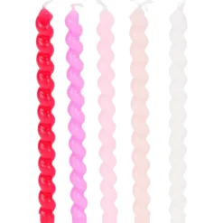 Hot Avec Swirl Taartkaarsjes Feestartikelen