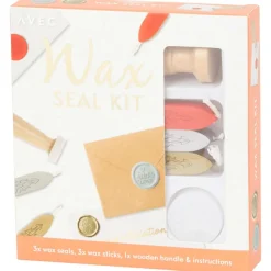 Outlet Avec Waxstempel-Kit Kaarten