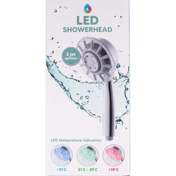 Outlet Douchekop Met Ledlicht Badkamer & Toilet Accessoires