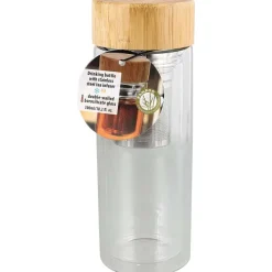 Hot Dubbelwandige Drinkfles Met Infuser Keukengerei