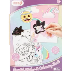 Hot Emoji Krassticker- En Kleurboek Kleuren & Tekenen