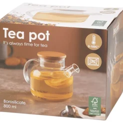Discount Glazen Theepot Keukengerei