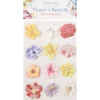 Clearance Hobby Flora Vlinder- En Bloemenstickers Kaarten
