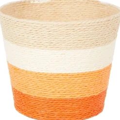 Sale Home Accents Bloemenmand Met Strepen Bloempotten