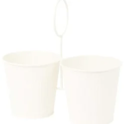Clearance Home Accents Duo Bloempot In Houder Bloempotten