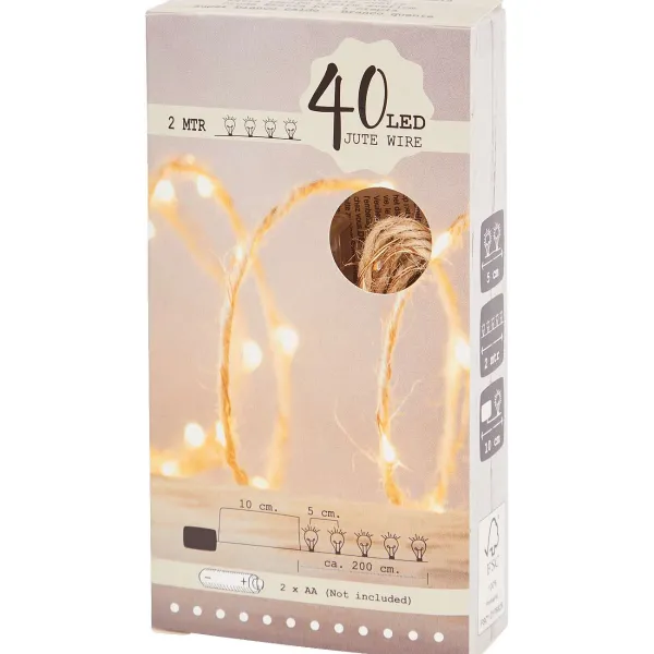 Discount Jute Touw Met Ledverlichting Woonaccessoires