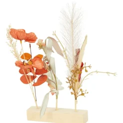 Outlet Kunstdroogbloemen Op Houten Voet Kunstplanten & -Bloemen
