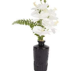 Sale Kunstorchidee In Glazen Flesje Kunstplanten & -Bloemen