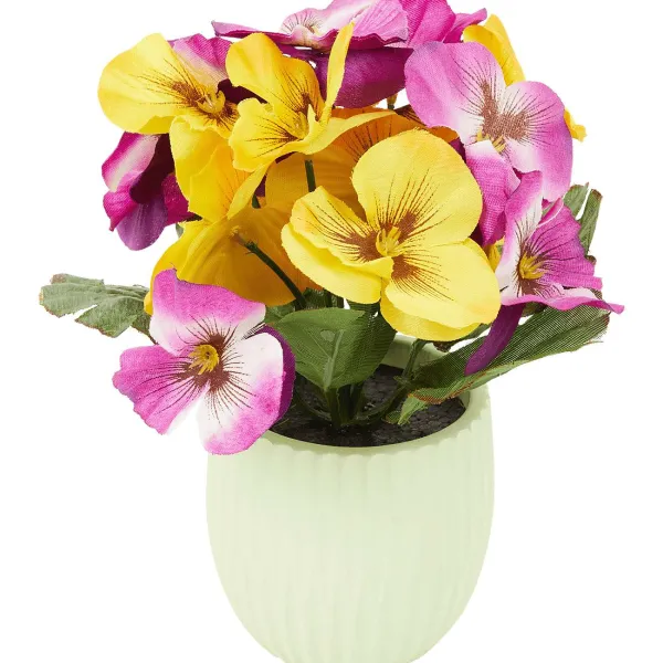 Discount Kunstviooltjes In Pot Kunstplanten & -Bloemen