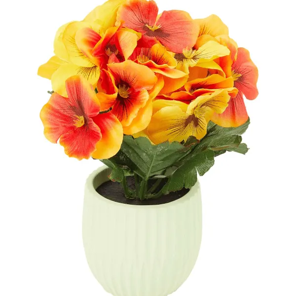 Discount Kunstviooltjes In Pot Kunstplanten & -Bloemen