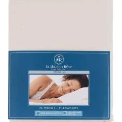 Online La Maison R Ve Percale Kussenslopen Beddengoed