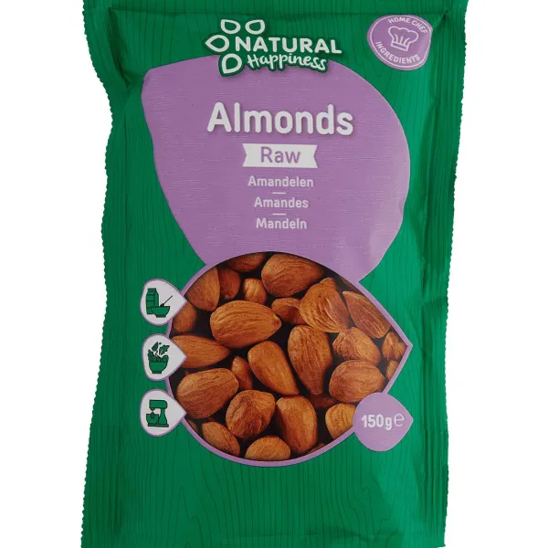 Clearance Natural Happiness Amandelen Raw Noten & Snacks