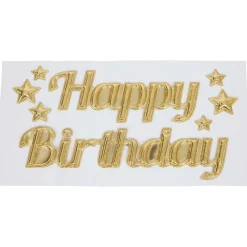 New Party Universe Happy Birthday Ballon-Raamsticker Knutselen