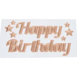 New Party Universe Happy Birthday Ballon-Raamsticker Knutselen