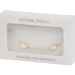 Discount Royal Divas Roestvrijstalen Armband Horloges & Sieraden