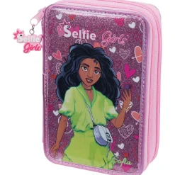 New Selfie Girls Gevulde Etui Schrijfwaren