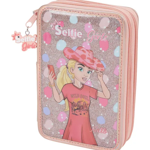 New Selfie Girls Gevulde Etui Schrijfwaren