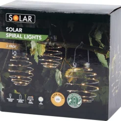 Clearance Solar Spiraalverlichting Op Zonne-Energie Buitenverlichting