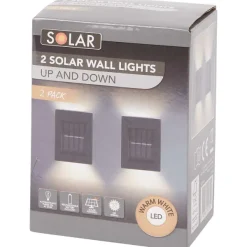 New Solar Up & Down Muurlampen Buitenverlichting