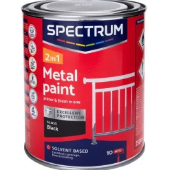 Discount 2-In-1 Zijdeglans Metaallak Verf