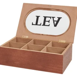 Fashion Theebox Met Tekst Woonaccessoires