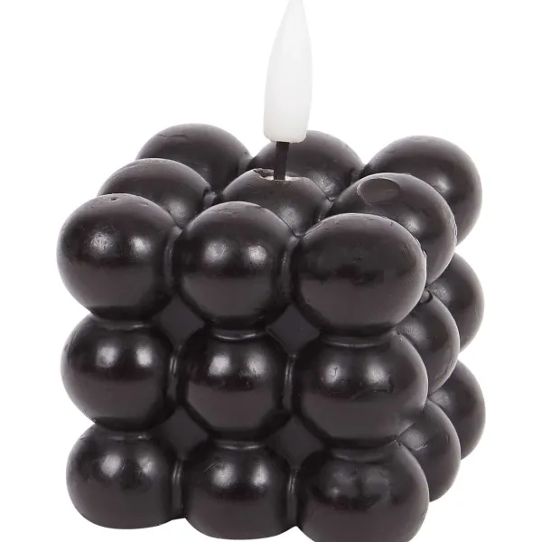 New Vierkante Ledkaars Met Bolletjes Kaarsen
