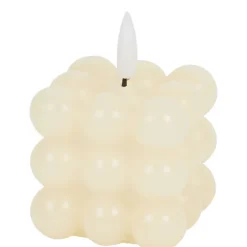 New Vierkante Ledkaars Met Bolletjes Kaarsen