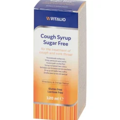 Outlet Vitalio Hoestdrank Aardbei & Sinaasappel Gezondheid