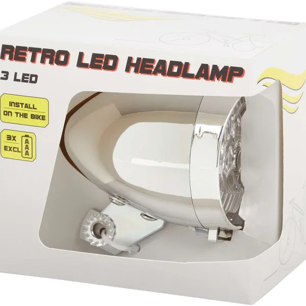 Clearance Retro Led-Fietskoplamp Fietsaccessoires