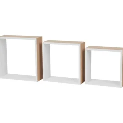 Outlet Wandkubus-Set Woonaccessoires