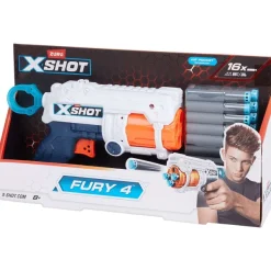 Sale X-Shot Dartpistool Fury 4 Spellen